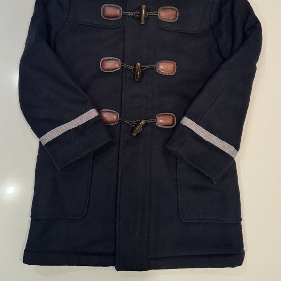 Gucci (Authentic) - Boys Navy Wool/ Cashmere Coat (Size 5) (worn twice) - Picture 2 of 4